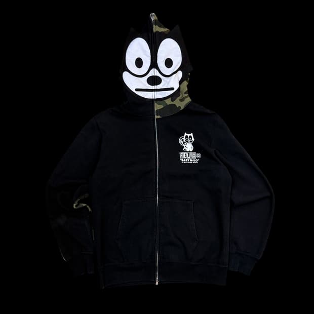 BAPE × Baby Milo × Felix Full Zip Hoddie