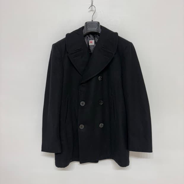 90‘s USN Wool Pea Overcoat.