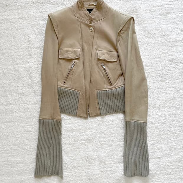 *rare 앤 드뮐미스터 레더자켓