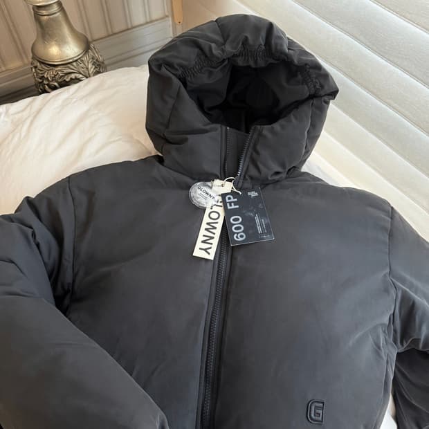 택달린 새상품) 글로니 덕 다운 패딩 푸퍼 자켓 차콜