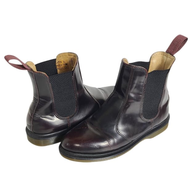 230-235)Dr.Martens 닥터마틴 플로라 첼시 부츠 버건디