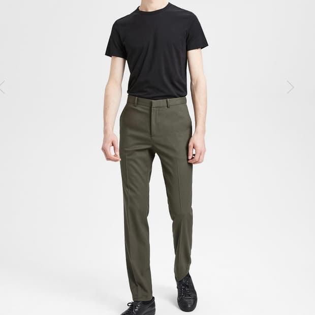 띠어리 굳 울 메이어 팬츠 31 밀리터리