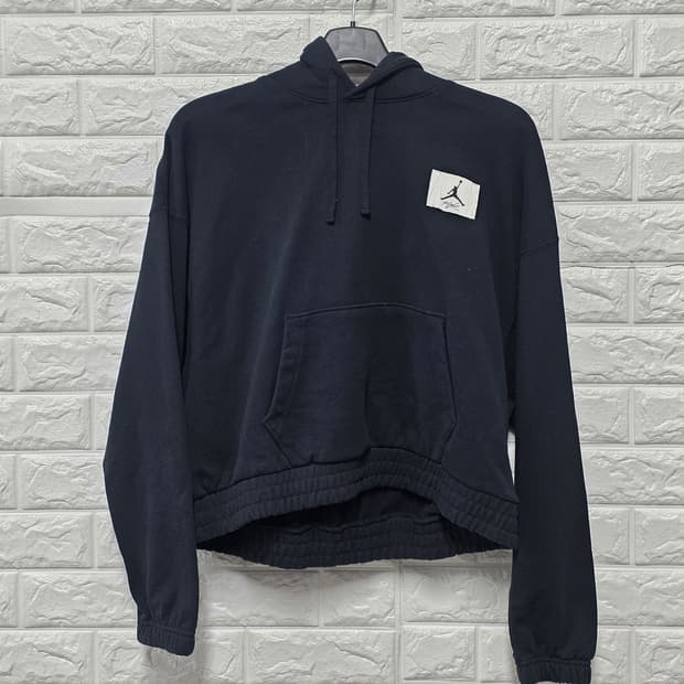 택포_ 조던 여성 루즈핏 크롭 후드티 L