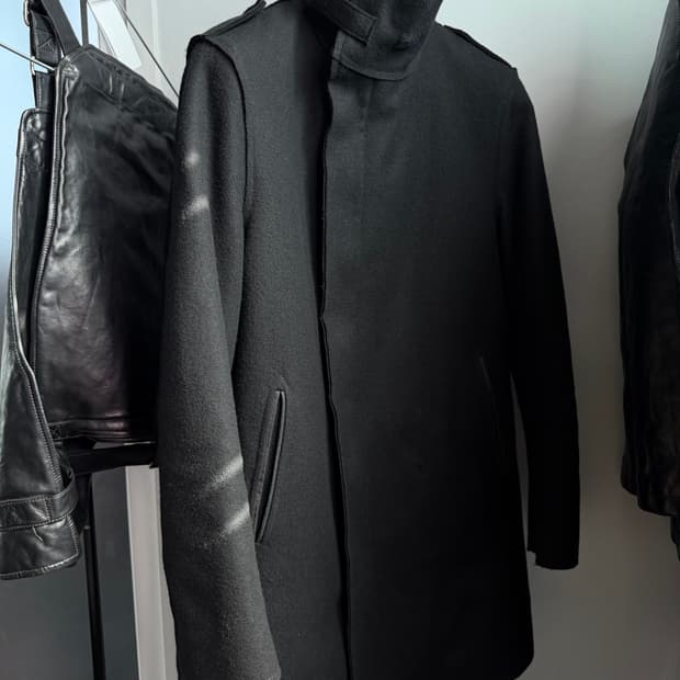 90s Costume National High Neck Coat