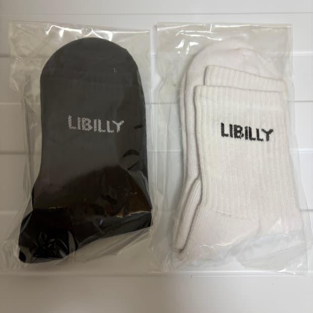 [한정판] 창모 리빌리 양말 초판 블랙&화이트