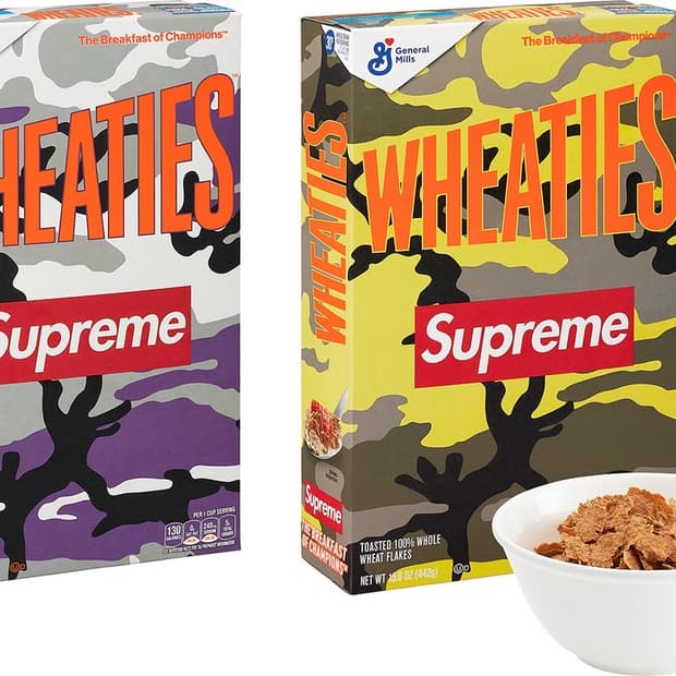 슈프림 Wheaties 시리얼(내용물 x)