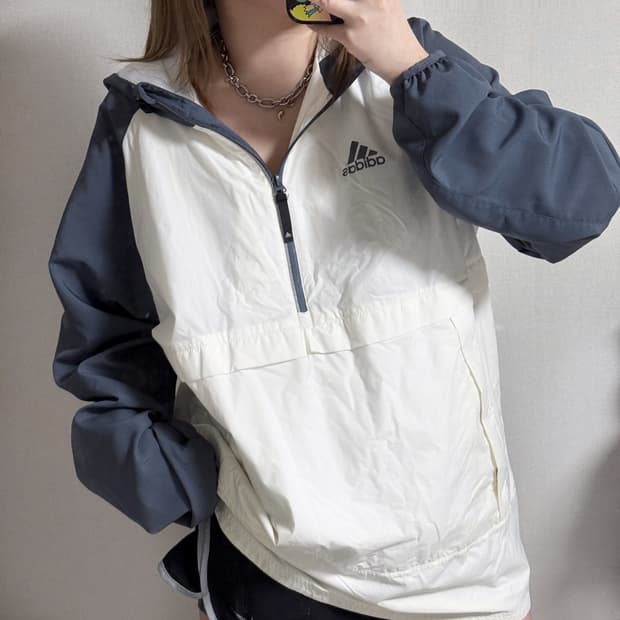 아디다스 반집업 웜업 바람막이