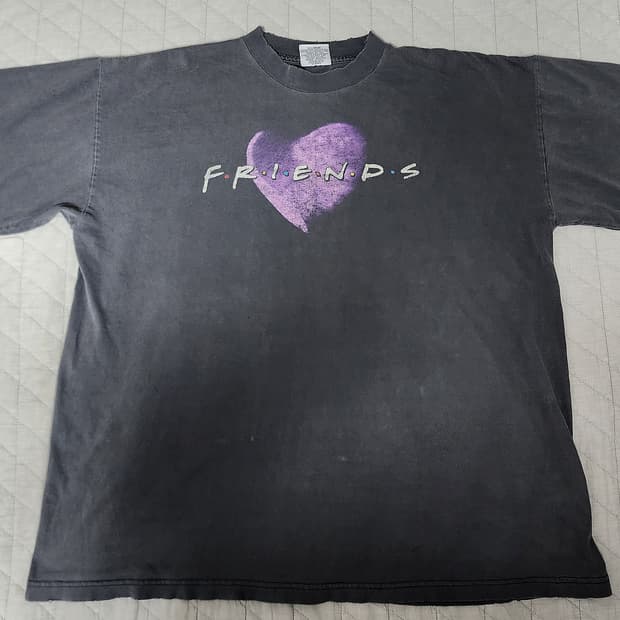 [XL] 90s 프렌즈 FRIENDS 프로모 하트 티셔츠