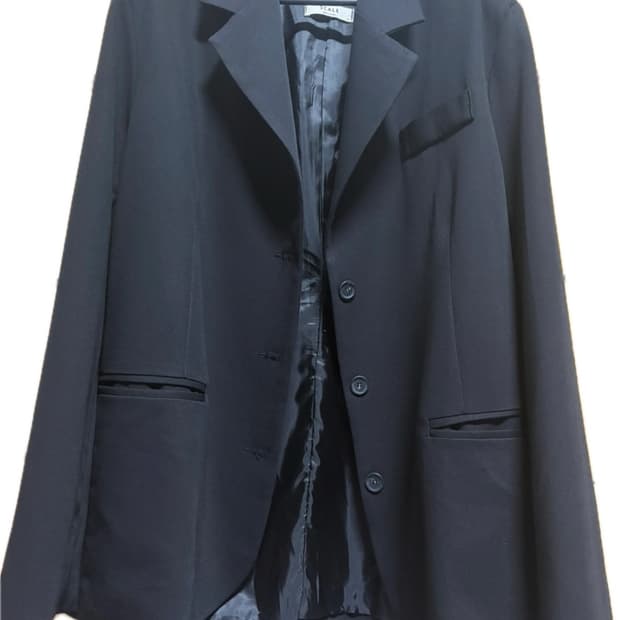 아쿠비클럽) classic loose jacket (black)