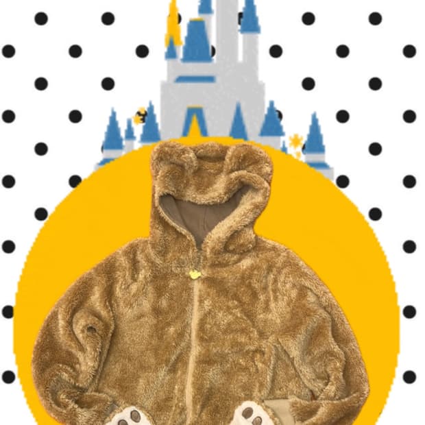 디즈니 더피 퍼 후드집업