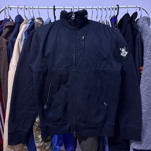 폴로 랄프로렌 블랙 RL패치 자켓 M