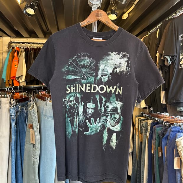 샤인다운 Shinedown 락밴드 투어 2010 프린팅 티셔츠