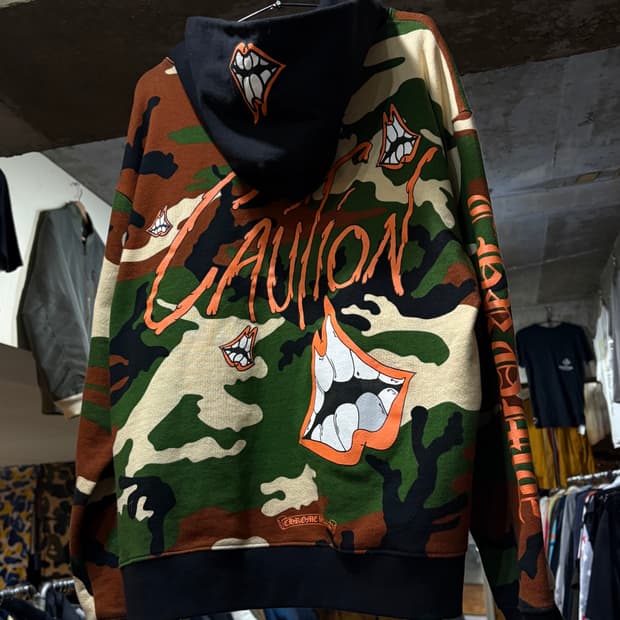 Chrome Hearts 크롬하츠 x 매티보이 카모 후드