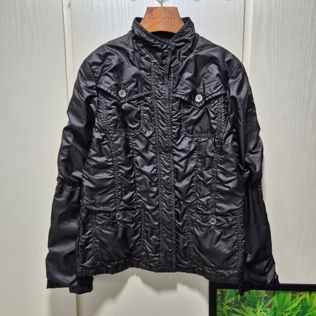 (타임세일)JPN VTG. 블랙 셔링 바람막이 점퍼