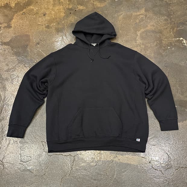 Russell 러셀 블랙 후드티 XXL