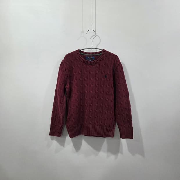 폴로랄프로렌 키즈 케이블 니트 S/8