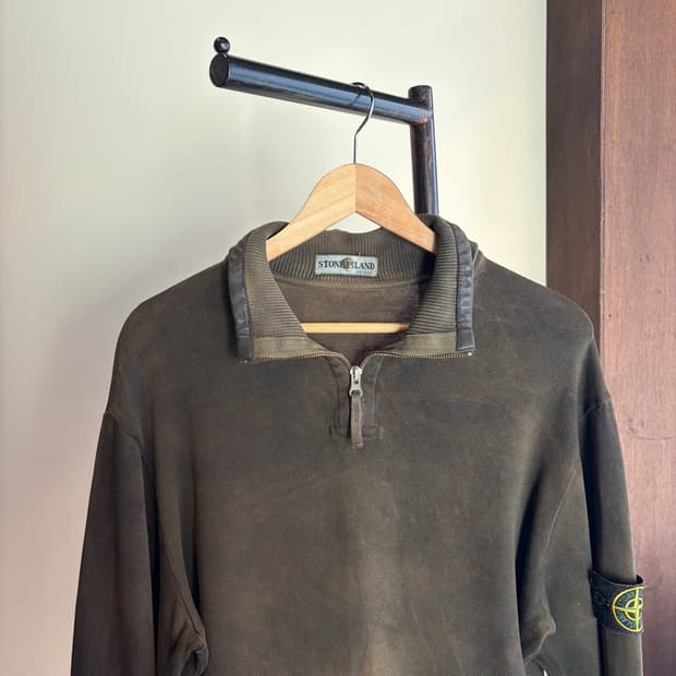 15339 - 90s 스톤아일랜드 반집업 맨투맨