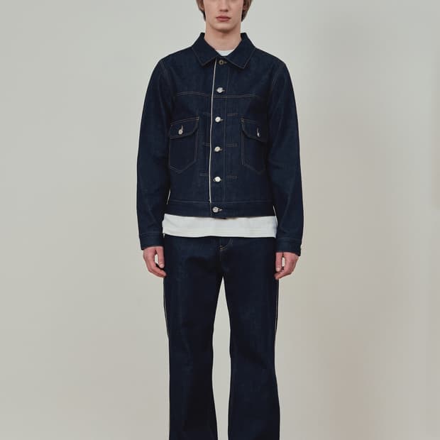 Stu 셀비지 셋업 상의m 하의 L