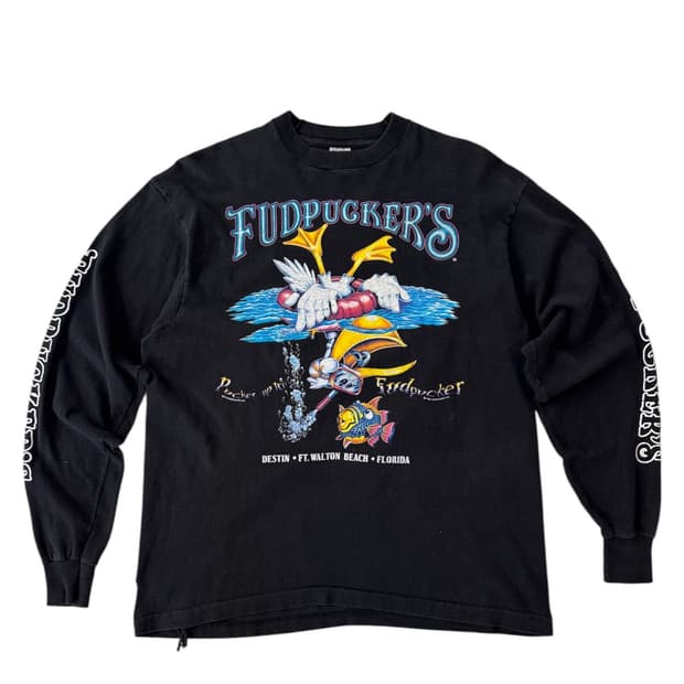 90s fudpucker's 롱슬리브 티셔츠