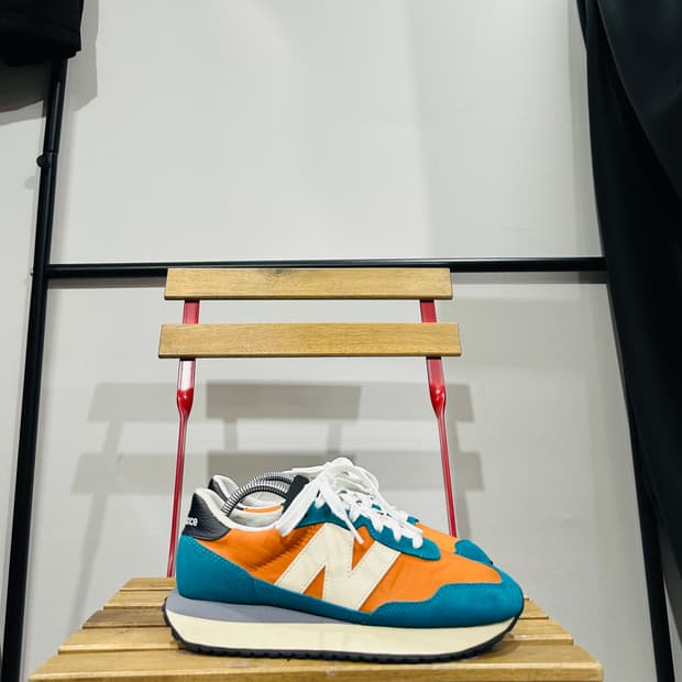 250) 뉴발란스 운동화 남녀공용 신발 237 오렌지 블루