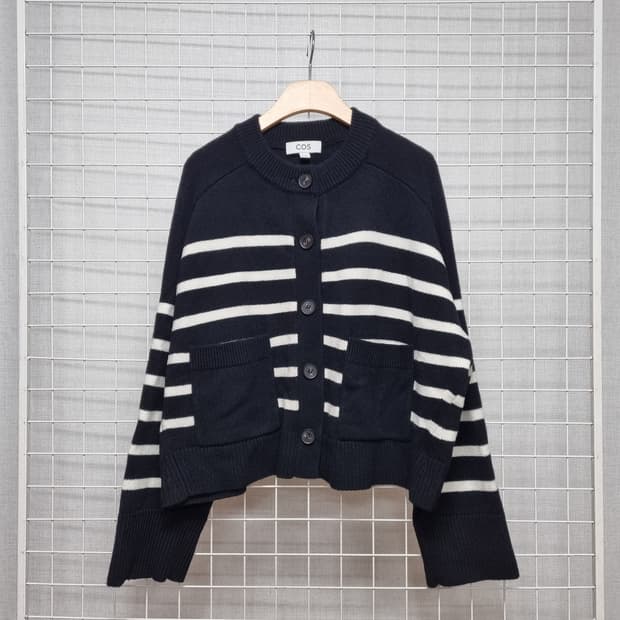 (택포)  COS 코스 울100% 오버핏 니트가디건 