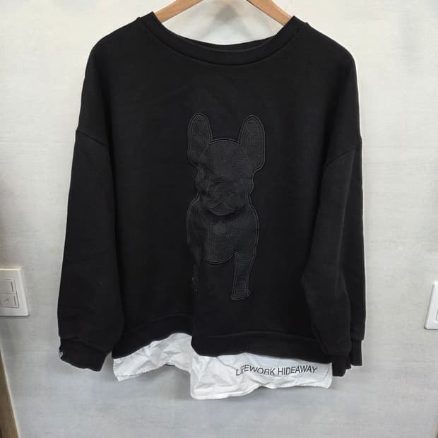 라이프워크 빅라독 레이어드 기모 맨투맨 프리 