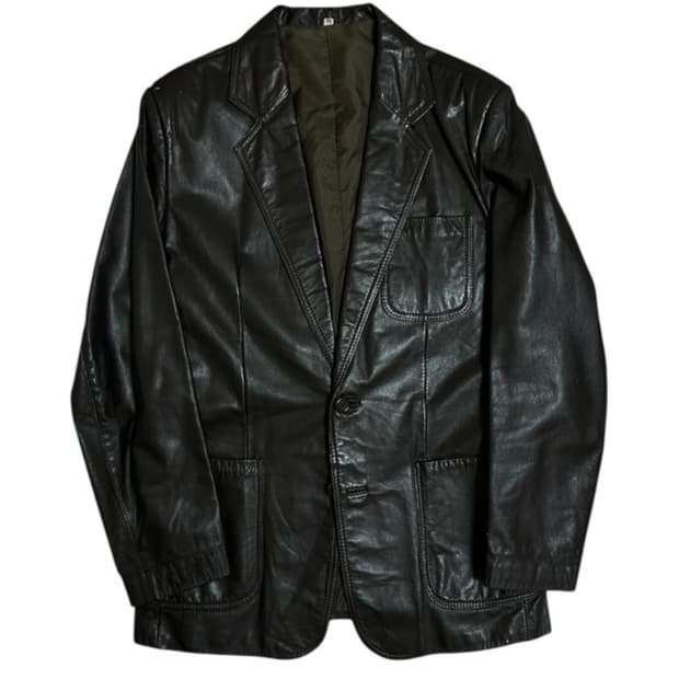 리얼 레더 자켓