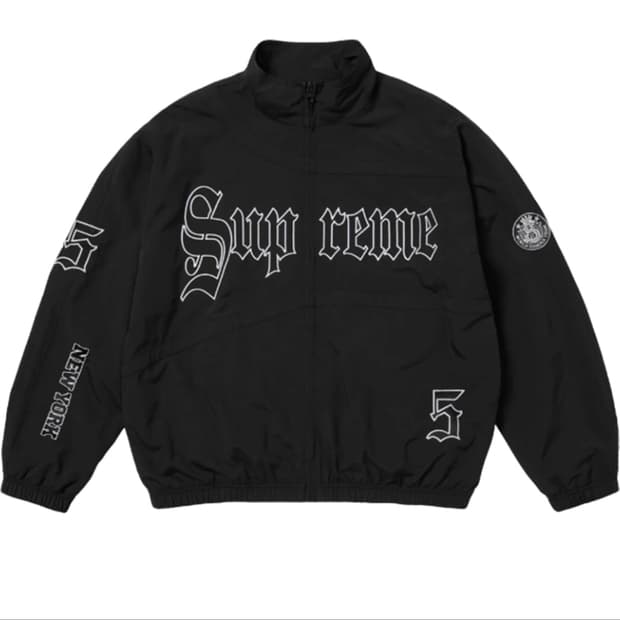 [택포] 슈프림 올드 잉글리쉬 트랙 자켓