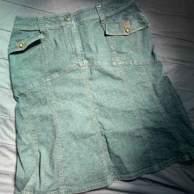 Leilian 흑청 치마