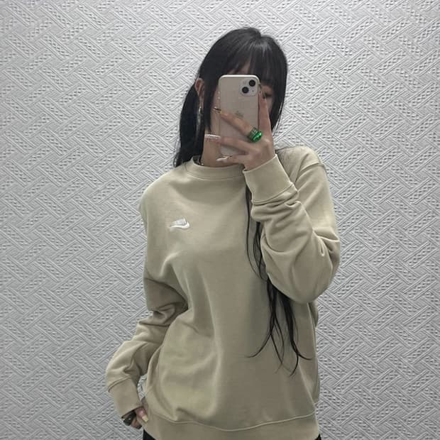 나이키 NSW 클럽 프렌치 테리 크루 맨투맨 L C08048