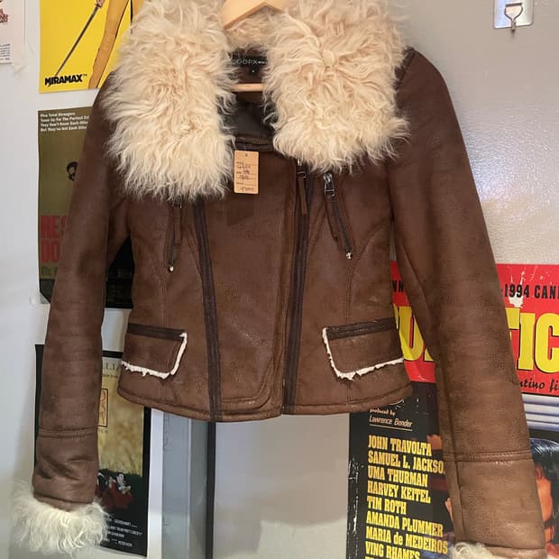 GGPX 양털 무스탕 자켓