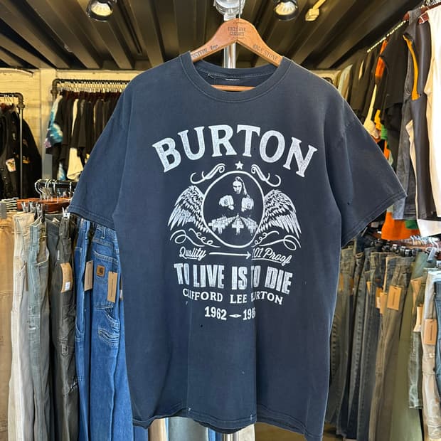 메탈리카 클리프 버튼 Cliff Burton 프린팅 티셔츠