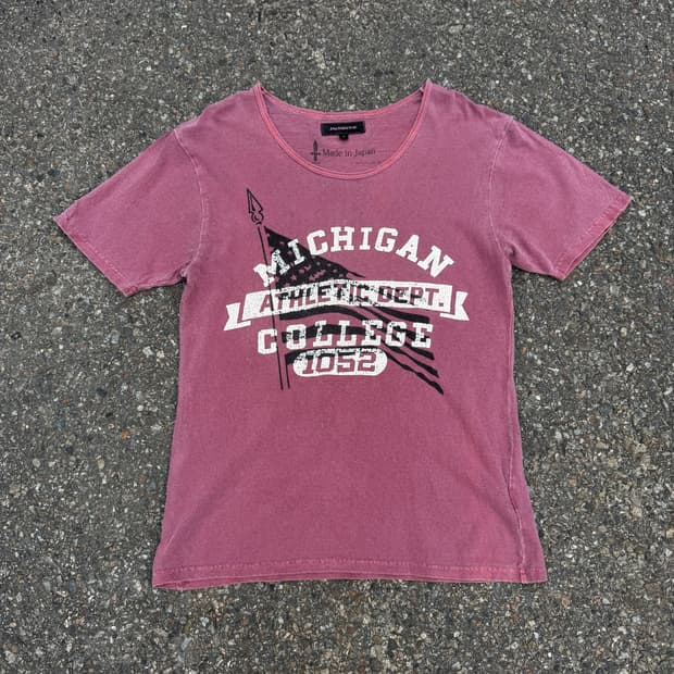 JACKROSE – Michigan College Print Tshirt