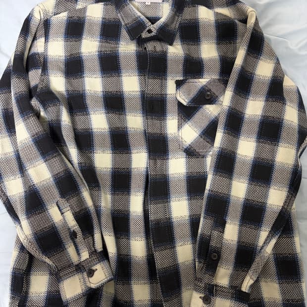 칼하트wip 위튼 체크 셔츠 M