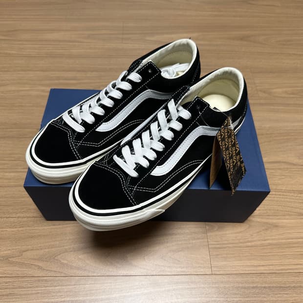 280 반스 프리미엄 올드스쿨 36+ 블랙 마쉬멜로우 스타일 36