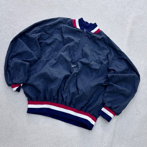 XL 나이키 남성 90s 빈티지 웜업 바람막이 자켓 0703E