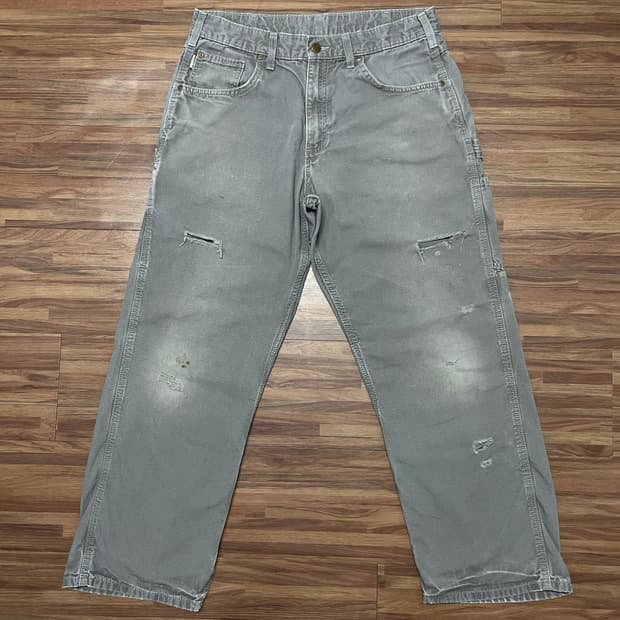 칼하트 싱글니 카펜터 디스 워크팬츠 chr 차콜 34