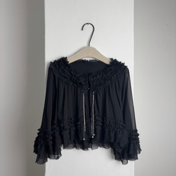 Qween Rauge Cape Cardigan