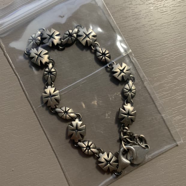 (새상품) 폴리테루 크로스 하나비 레몬 팔찌 브레이슬릿