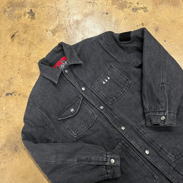 [정품/M] 킬베로스 블랙 데님 워크 자켓 b10