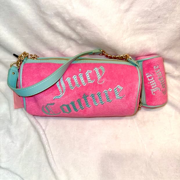 쥬시꾸뛰르 숄더백 갸루 베이비베어 베메클 미니백 핑크 가방