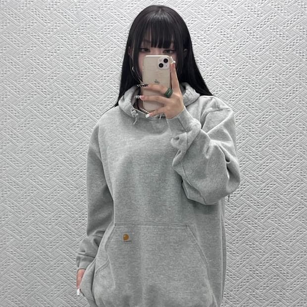 칼하트 빈티지 모던 캐주얼 루즈핏 후드티 L C10309