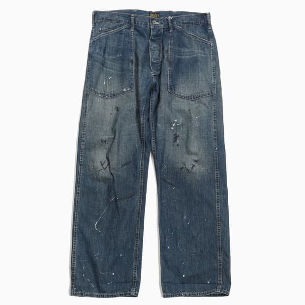 쿠티프로덕션 페인팅 데님팬츠