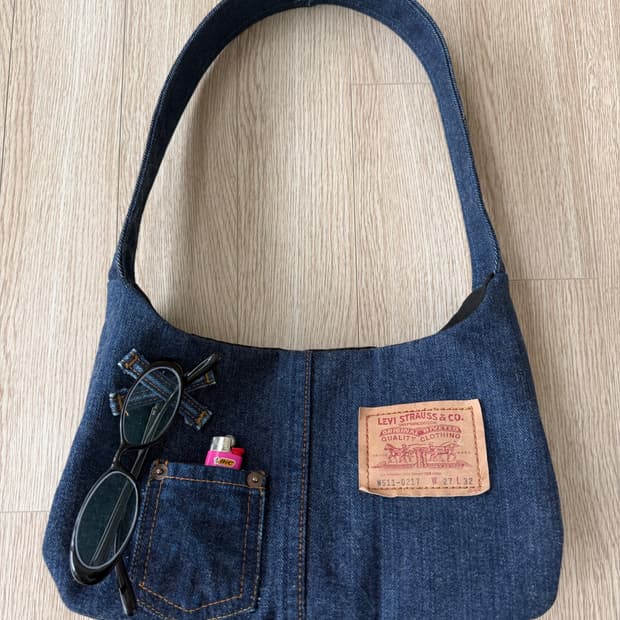 리바이스 511 업사이클 데님 호보백