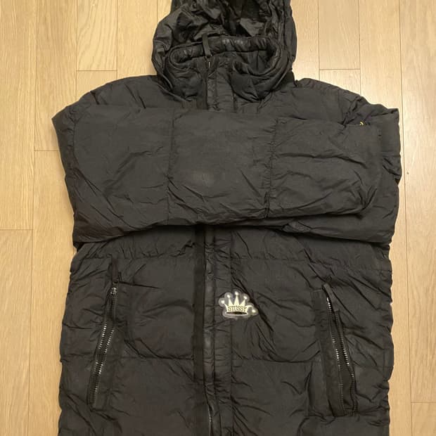 Stone Island/17FW 스톤아일랜드 가먼트다이드 크링클랩스 패딩