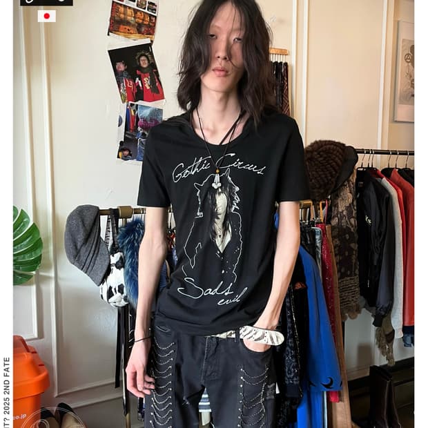 SADS "Kiyoharu“ Printed 1/2 Band T-Shirt