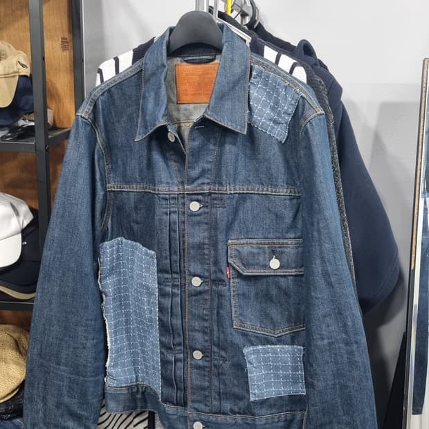 levis 1세대 커스텀 청자켓 95적당(가슴단면51) 상태매우좋음