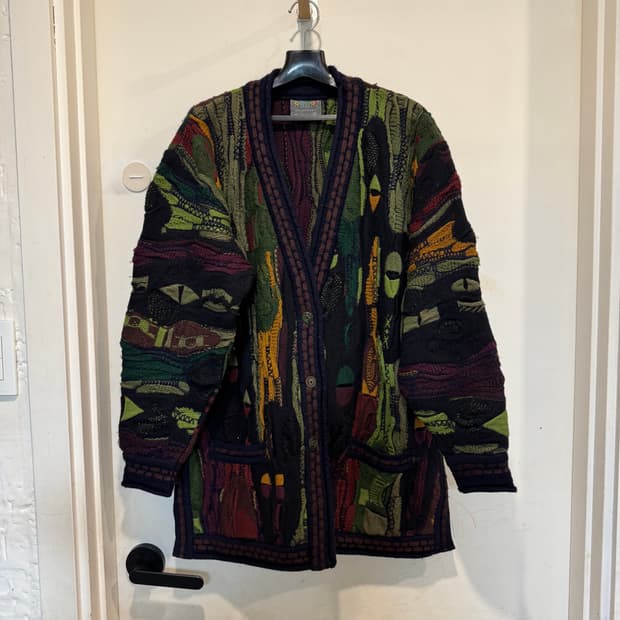 쿠지 빈티지 가디건 