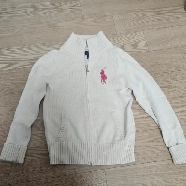 폴로 빅포니 니트집업 키즈m