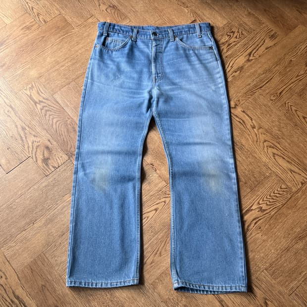 [36]80's 리바이스 517 USA 오렌지탭 플레어진 F20